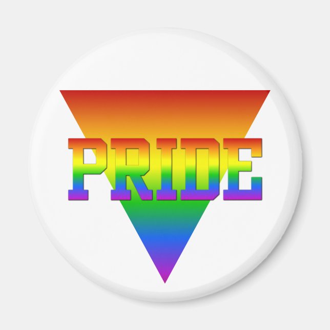 Aimant Triangle Pride (Devant)