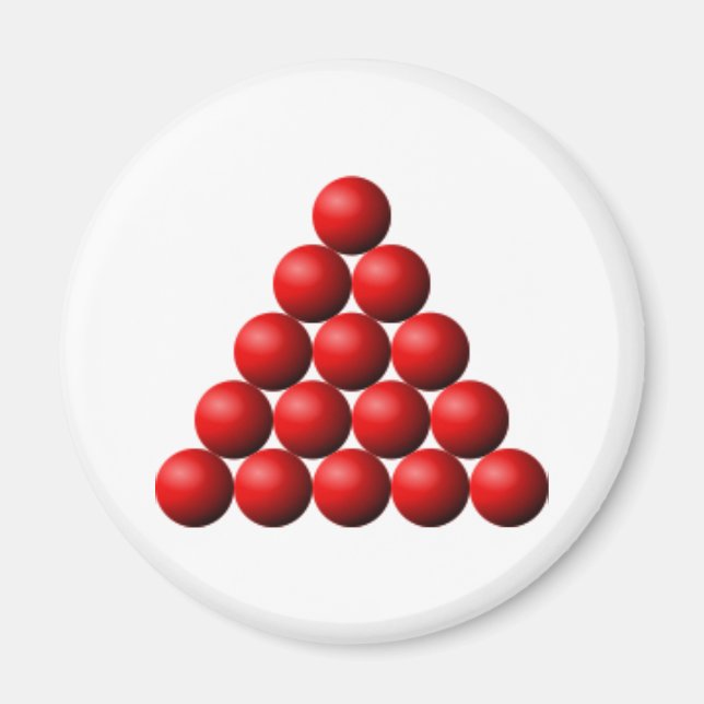 Aimant Triangle Snooker (Devant)