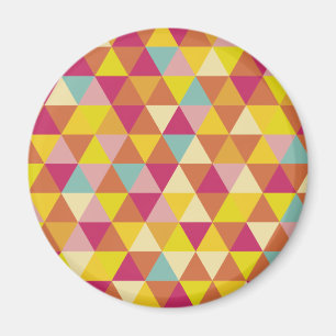 Aimant Triangles polychromes en forme géométrique