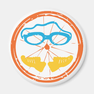 Aimant Triathlon fun design