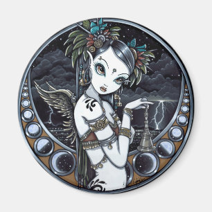 Aimant tribal gothique d'art de danseur de fusion