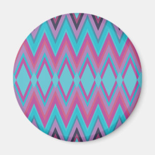 Aimant Tribal pourpre et Aqua