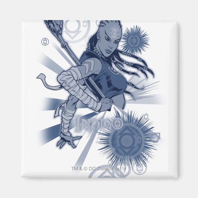 Aimant tribu Indigo 10 (Devant)