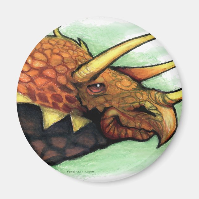 Aimant Tricératops (Devant)
