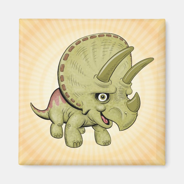Aimant Tricératops (Devant)