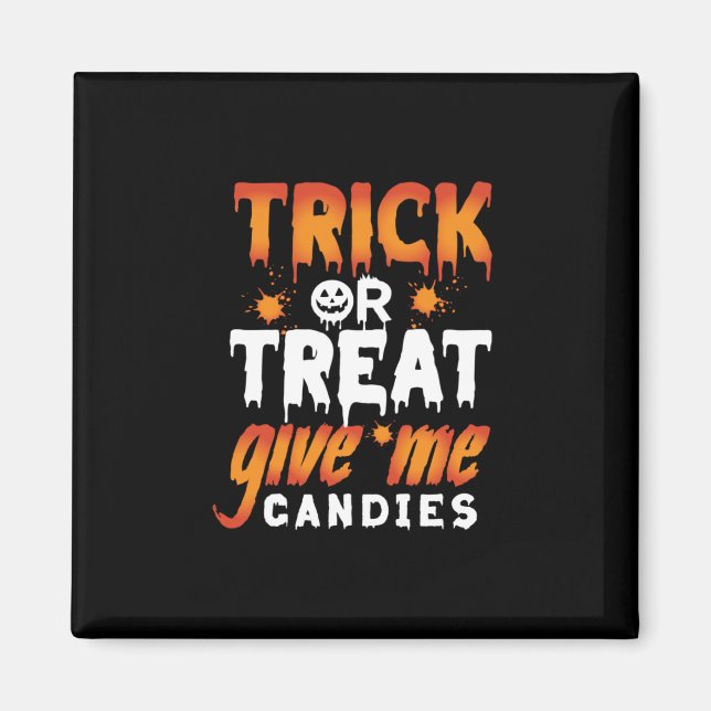 Aimant Trick d'Halloween (Devant)