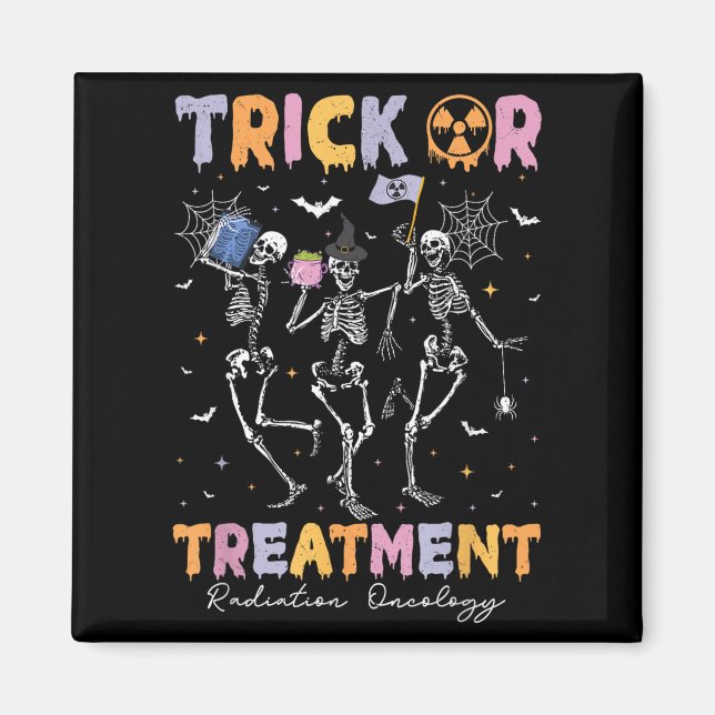 Aimant Trick Or Halloween Radiothérapie oncologique Rad T (Devant)