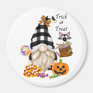 Aimant Trick or Treat Halloween Gnome