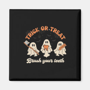 Aimant Trick Ou Traiter Bronzez Vos Dents Halloween Denta