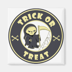 Aimant Trick ou traiter Halloween griffeur caractère