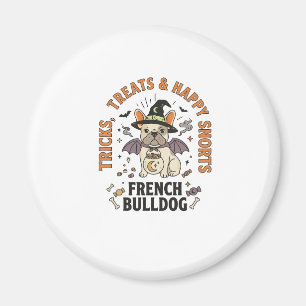 Aimant Trickster Bouledogue Français Halloween