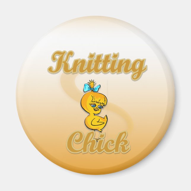 Aimant Tricot Chick (Devant)