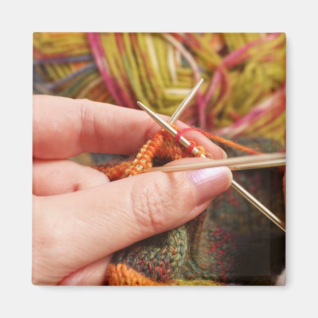 Aimant Tricot main (Devant)