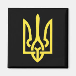 Aimant Trident ukrainien - Symbole ukrainien Tryzub