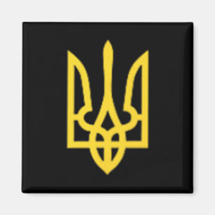 Aimant Trident ukrainien - Symbole ukrainien Tryzub