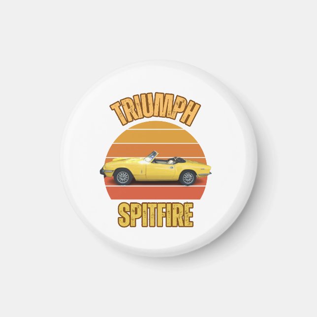 Aimant Triomphe de voiture classique Spitfire (Devant)