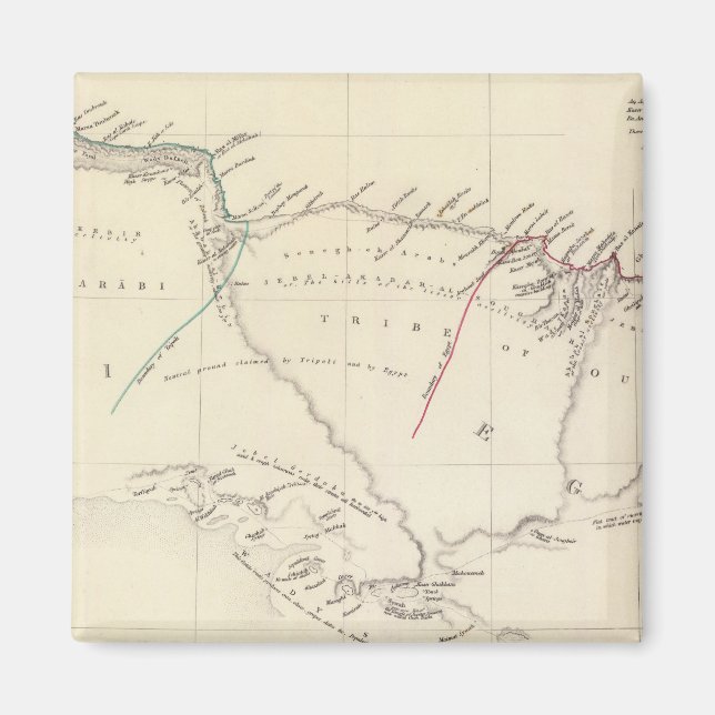 Aimant Tripoli, Egypte (Devant)