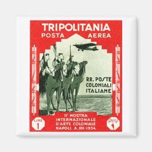 Aimant Tripolitania 1934 1 Lires de timbre