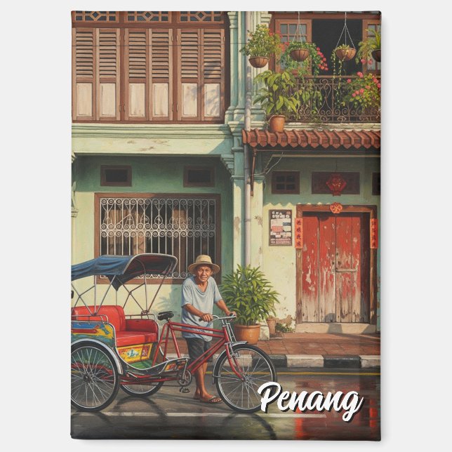 Aimant Trishaw Penang Malaysia Heritage Townhouse Travel (Recto)