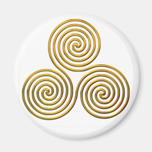 Aimant Triskele-or (Devant)