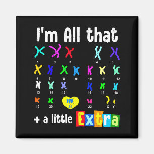 Aimant Trisomie 21 xx chromosome supplémentaire monde syn