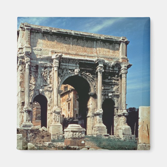 Aimant Triumphal Arch of Septimius Severus, dedicated (Devant)