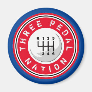 AIMANT TROIS AMATEURS DE LA NATION PEDAL