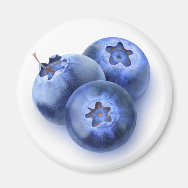 Aimant Trois bleuets (Devant)