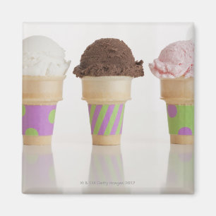 Aimant Trois cônes de glace