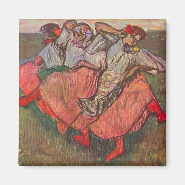 Aimant Trois Danseurs russes par Edgar Degas (Devant)
