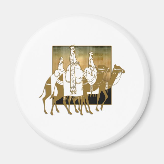 Aimant Trois hommes sages (Devant)