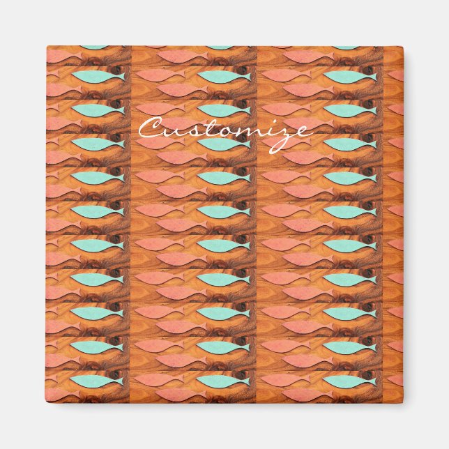 Aimant Trois poissons Motif Thunder_Cove (Devant)