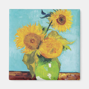 Aimant Trois tournesols, Van Gogh