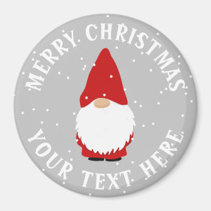 Aimant Troll scandinave Noël gnome réfrigérateur perso