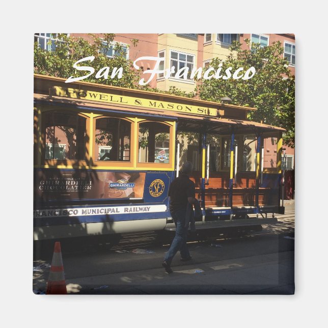 Aimant Trolley de San Francisco (Devant)