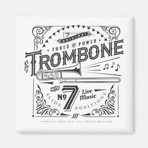 Aimant Trombone vintage