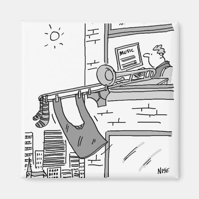 Aimant Tromboniste s'attaque à sa peau (Devant)