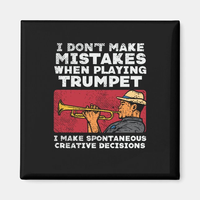 Aimant Trompette - Jouer Une Trompette (Devant)