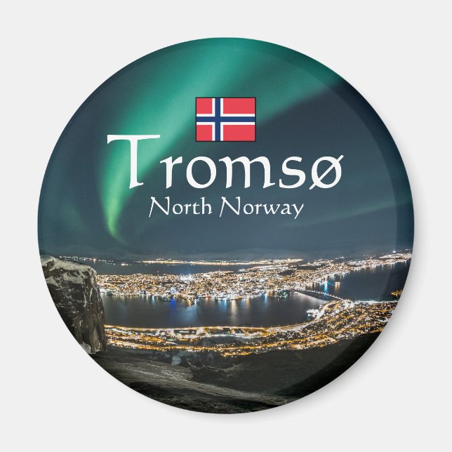 Aimant Tromso Norvège Souvenir (Devant)