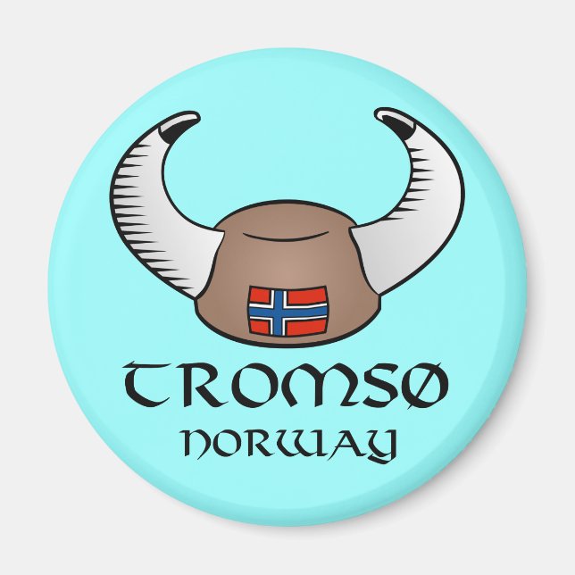 Aimant Tromso Norvège Viking Casquette (Devant)