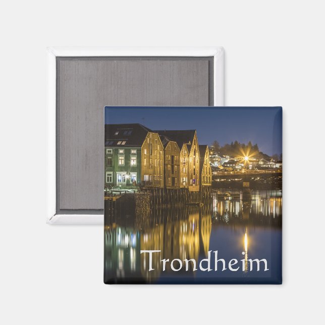 Aimant Trondheim Norvège (Recto/Verso)