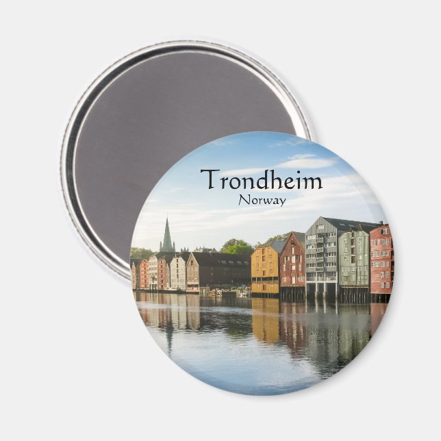 Aimant Trondheim Norvège (Recto/Verso)