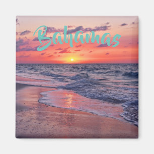 Aimant Tropical Bahamas Sunset Paradise Beach