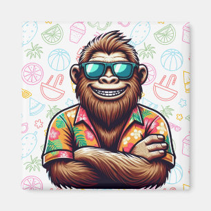 Aimant Tropical/beach yeti/bigfoot