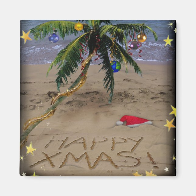 Aimant Tropical X-mas (Devant)