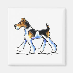 Aimant Trot de Fox Terrier de fil