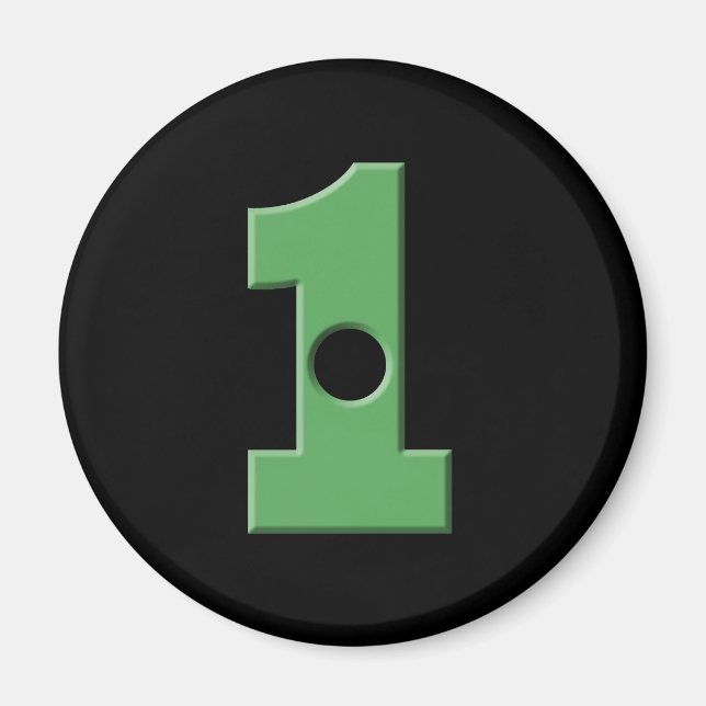 Aimant Trou en 1 (Devant)