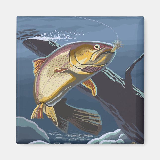 Aimant Trout Fishing Cross-Section 2 (Devant)