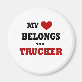 Aimant Trucker Love