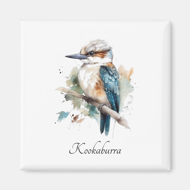 Aimant True Blue Kookaburra, personnalisé (Devant)